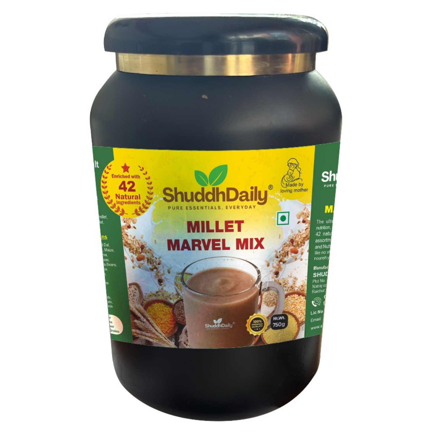 Best Organic Store in Bangalore | Millet Mix, Sonamasoori Rice, Tur Dal, Masalas & Laddus – ShuddhDaily | Kritu's Homely Bites